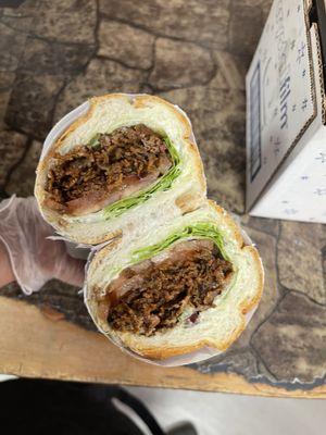 9. Philly Cheese Steak Sandwich