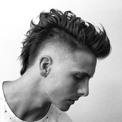 Haircut by Michael B styles with HANZ DE FUKO POMADE