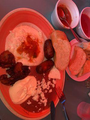 Grandes desayuno con chorizo