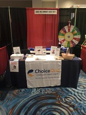 Choice One's conference booth