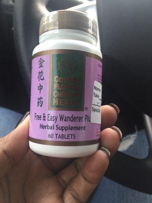 Herb prescribed for mild anxiety after my first appointment - $20