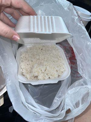 Perfectly cooked rice