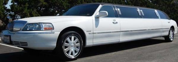 One of our many luxury stretch limousines.