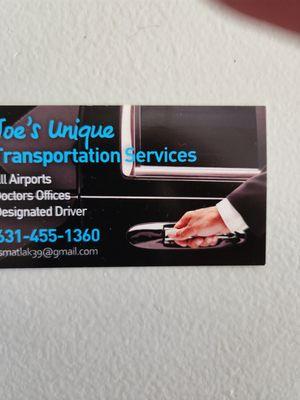 Joe's Unique Transportation Services