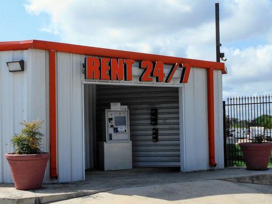 Rental kiosk at Anytime Storage