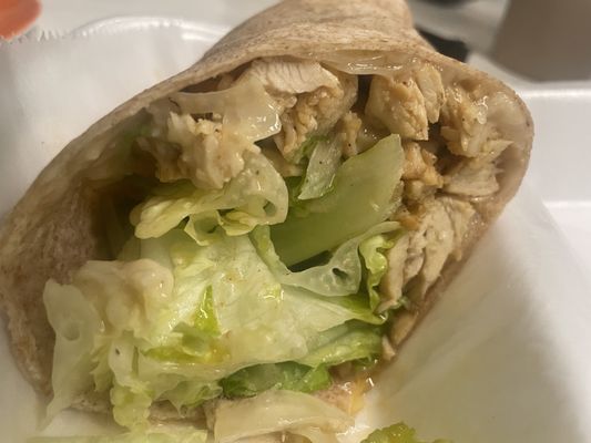 Chicken Caesar wrap