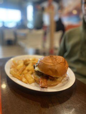 Surf and Turf Seafood Burger