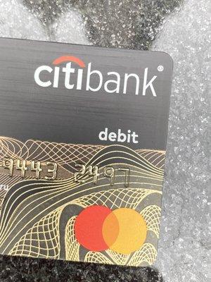 Found this debit card near Yorkville Cafe. I'm taking it to the bank. Good deed for the day! 04/28/23