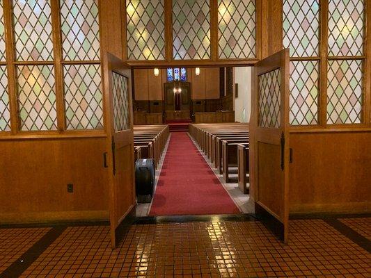 Entrance way to our main sanctuary