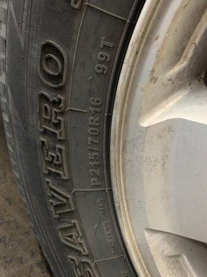 My old tire