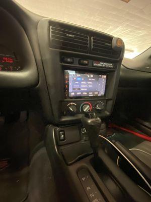 Instead Kenwood Excellon Wireless Car Play and Backup Camera in 2002 Chevy Camaro