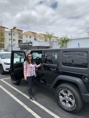 My wife and her Jeep