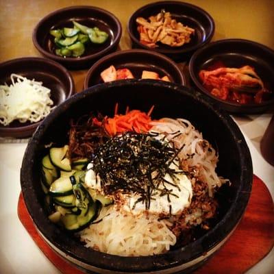 Best Bibimbop I've had in Las Vegas so far. There's was no meat though. Didn't even notice.