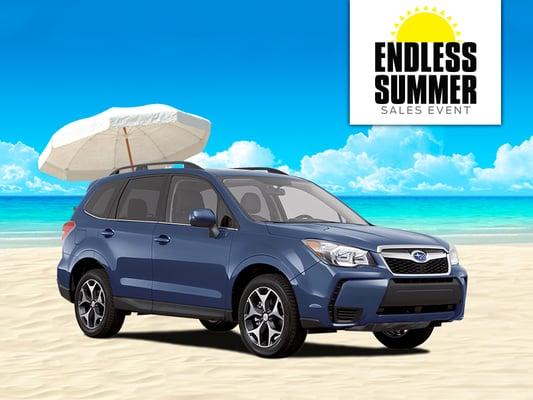 Get ENDLESS SAVINGS for a limited time at Farrish Subaru! Click here to view our ENDLESS SUMMER specials: http://ow.ly/R7ahu