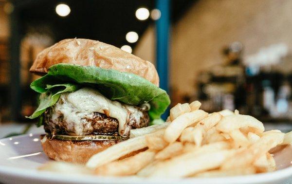 Our Wagyu burger is made with premium beef from a small ranch in Texas, A-Bar-N-Ranch in between a nice brioche bun by LaCasita Bakeshop.