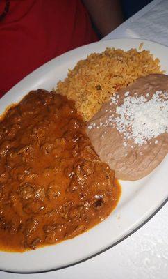 Bistec al chile de arbol