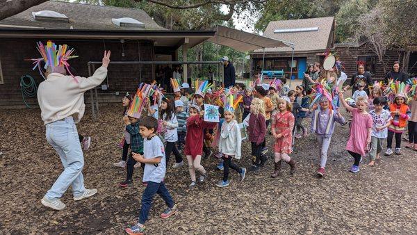 100 Days of School Parade (kindergartners)