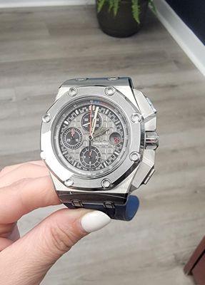 Highly coveted and discontinued Audemars Piguet Michael Schumacher in titanium