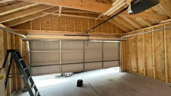 Off Track Garage Door