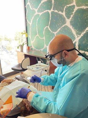 Dr. Monempour using materials that are biocompatible, BPA free, and metal free, for all of his patients. Ask for details!