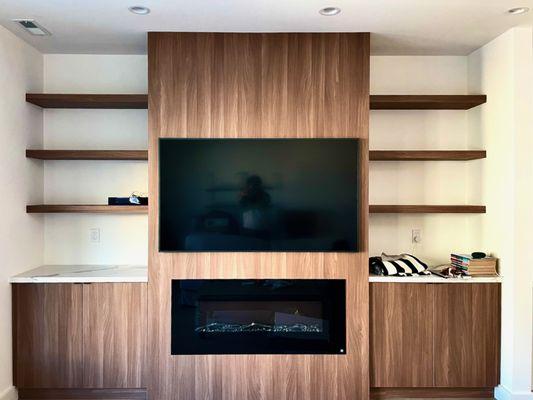 VFIX TV mounting service with concealment in the wall