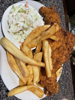 Breaded fish fry