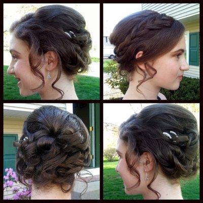 Amazing up-do by Chrissy!