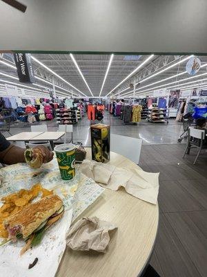 Subway inside Walmart