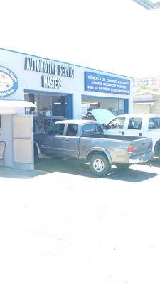 Smog check in progress