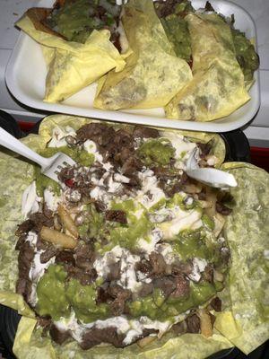 QuesaTacos carne asada