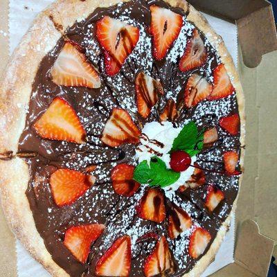 Nutella pizza