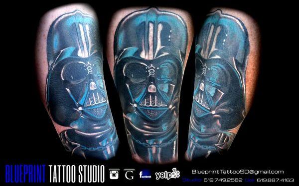 The start of a Star Wars full color sleeve!