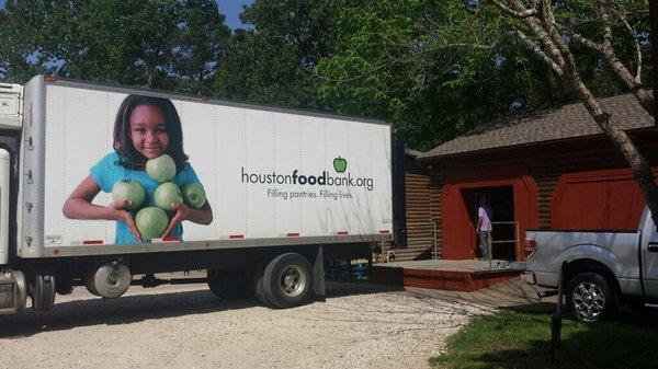 Houston Food Bank Delivery for Cy-Hope's Backpack Program