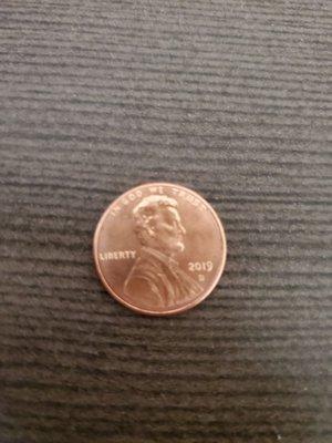 The penny owed to Office Depot.