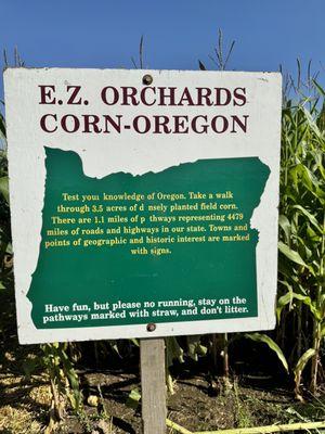 EX Orchards Corn-Oregon