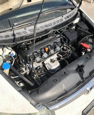 2008 civic engine with installation