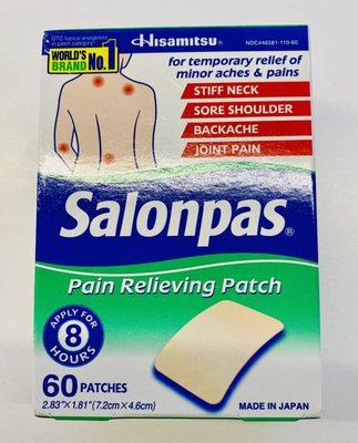 Salonpas - pain relieving patches :)