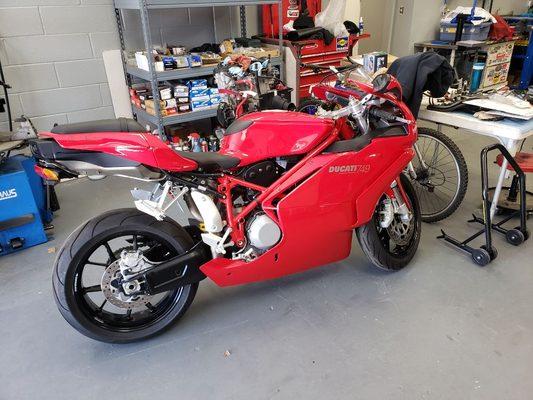 More Ducati work