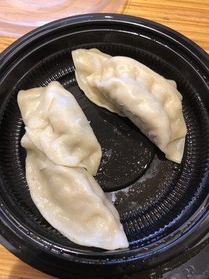 Soggy pot stickers