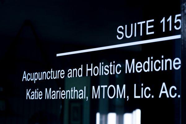 Best acupuncture Newport Beach | Window of Katie Marienthal Lac