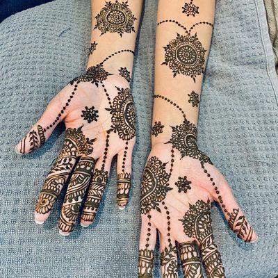 Elegant henna designs