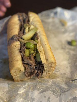 Italian Beef Sandwich $9