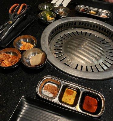 Banchan and sauces