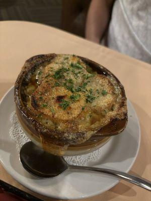 French onion soup. Amazing flavor!