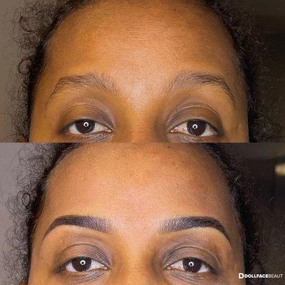 Microshading/ Ombré Powder Brows Procedure.