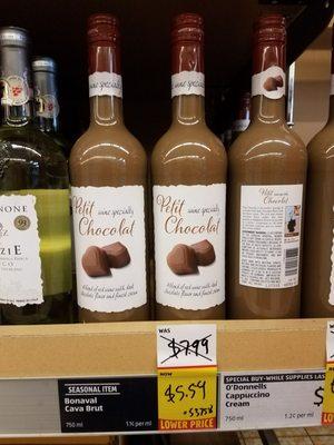 Chocolate wine