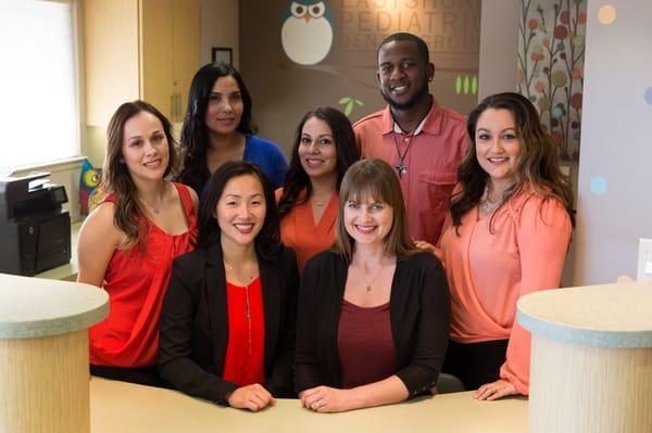 The wonderful team at Eastshore Pediatric Dental Group.