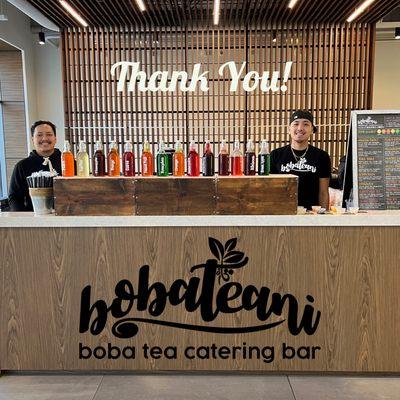 Thank you for your order.  Boba tea catering bar for tenant yoga and boba tea.