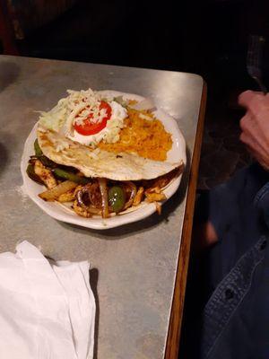 Fajitas quesadilla