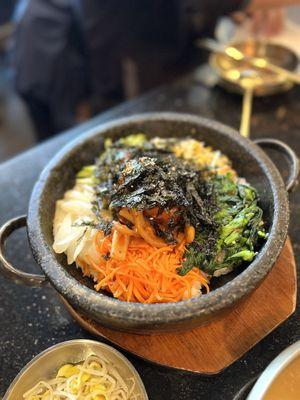 haemul (squid and shrimp bibimbap)